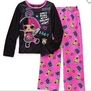 L.O.L. Surprise! GRRRL Power Fleece Top & Bottoms Pajama Set